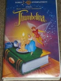 Warner Brothers VHS Tape Thumbelina Movie Hans Christian Andersens