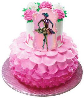 BALLERINA PLAQUE CAKE TOPPER Decoration Party Supplies Bakery Ballet