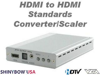 SHINYBOW ANI HPNH HDMI PAL/NTSC to HDMI PAL/NTSC STANDARDS CONVERTER