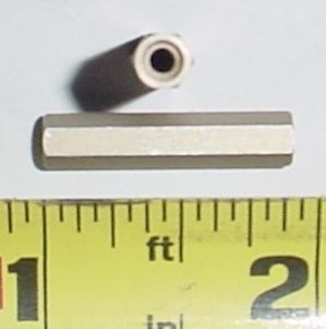 50 ea 4 40 x 15/16 Fem   Fem Standoffs Nuts Aluminum