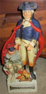 Americana Porcelain McCormick George Washington 13 Decanter   Mid