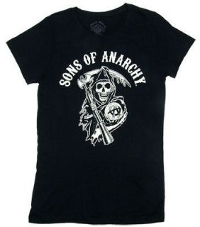 Reaper   Sons Of Anarchy Sheer Junior Womens T shirt