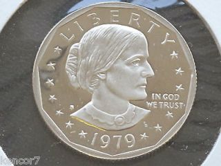 1979 S Susan B.Anthony One Dollar Nickel Clad Proof Type 1 U.S. Coin