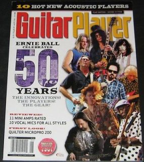 Guitar Player Magazine June 2012 Ernie Ball 50 Years