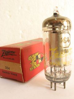 One Zenith 3S4 radio tube   New Old Stock / New In Box