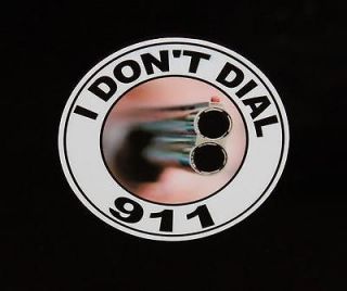 DONT DIAL 911 DECAL Colt 9mm Combat Commander Series 70