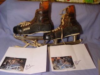 Vintage Philadephia Flyers Bobby Clark Game Used Skates