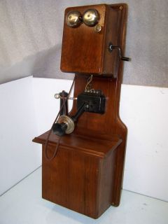 Antique 1900s Stromberg Carl son Crank 33 Wall Phone   Modern Phone
