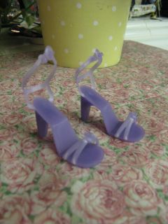 LILAC HIGH HEEL SHOES for 18 20 MISS REVLON DOLLS