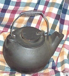 antique cast iron tea kettle in Tea Kettles