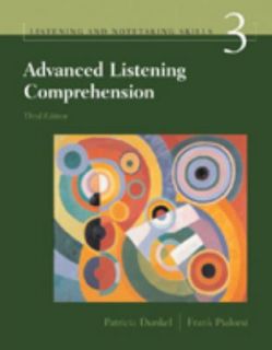 Advanced Listening Comprehension Developing Aural and Notetaking