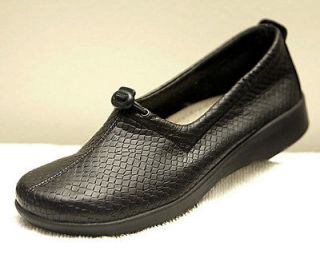 NEW Arcopedico QUEEN II Black Leather Flats, Mary Jane size EU 38 42