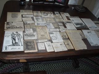 antique lot 43 newspaper advertising ads Coca Cola Camel Horse Cures