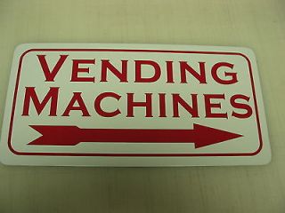 VENDING MACHINES Metal Sign Vintage Style Coke or Pepsi