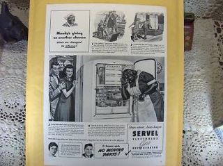 vintage servel refrigerator