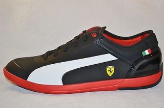 Puma Mens DRIVING POWER LIGHT LOW SF Ferrari Shoes Black Red size 11.5