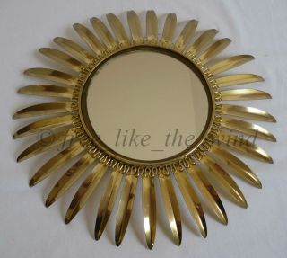 antique sunburst mirror