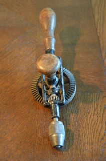Vintage Hand Drill Woodworking Carpentry Granit Tool Company New York