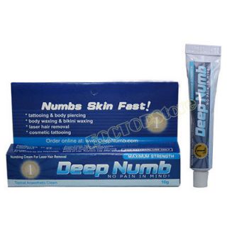 Anesthetic Deep Numb Tattoo Cream LIDOCAINE Laser Hair removal