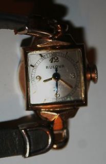 Vintage BULOVA Doctors/Nurses​/Ladies Watch 17 Jewel Swiss Runs