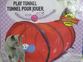 NEW PETSTORE CAT KITTEN PET PLAY TUNNEL TUBE INTERACTIVE TOY