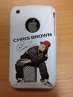 CHRIS BROWN MOBILE CELL PHONE CASE SHELL TO FIT APPLE IPHONE 3/3GSS
