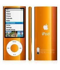Apple iPod Nano 5th Gen Orange 8GB Really Good Condition Video Grade
