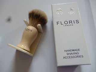 Newly listed Floris Classic Shaving Brush w/ Drip Stand PURE BADGER