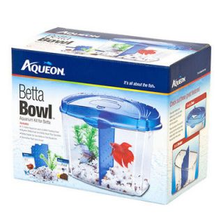 Aqueon   Betta Bowl Aquarium Kit Blue   1 Kit