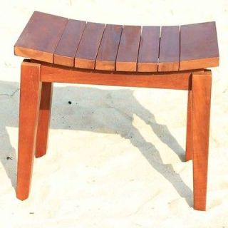 Decoteak Sojourn Asia Furniture Contemporary Teak Shower Bench DT138