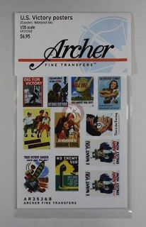 Archer Fine Transfers 1/35 U.S. Victory Posters (20 Posters) AR35368