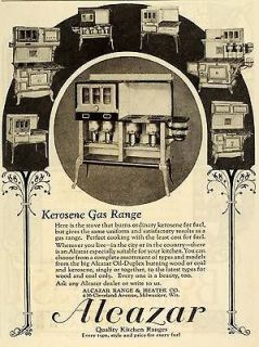 Kerosene Gas Range Alcazar Kitchen Appliances Oil Duplex Wood Burning