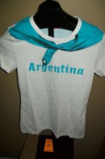 NWT Womens Puma Argentina Soccer World Cup Shirt XL