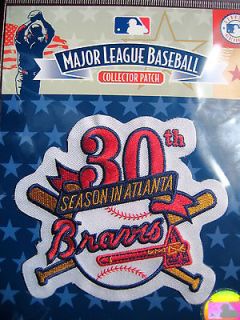 MLB Atlanta Braves 30th Year In Atlanta Patch 1995