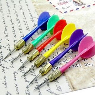 5x HQ Tip Copper Darts Needle Plastic Colors Play Dart Steel Throwing