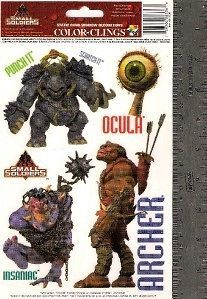 Small Soldiers Archer & Gorgonites Window Clings