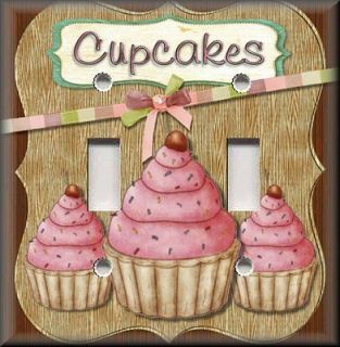 Light Switch Plate Cover   Kitchen Decor   Cupcakes For Sale