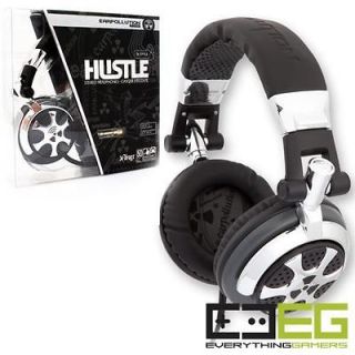 EarPollution Hustle DJ Style Audio Headphones Headsets Black/Chrome