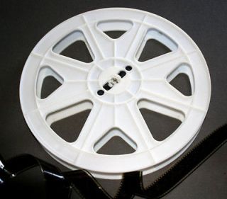 Movie Reel WHITE Split 2K foot projector 14.5 snap on 4 core trailer