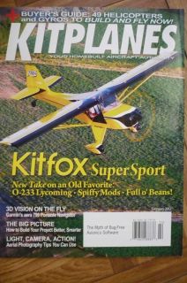 KIT PLANES Magazine    Feb 2012 Issue    Kitfox Super Sport   3D