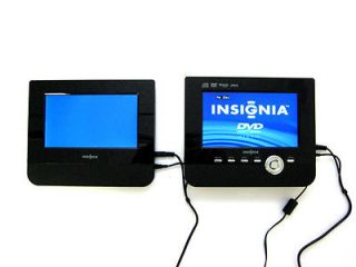 Insignia NS D7PDVD Portable DVD Player Dual Screen 7 Car
