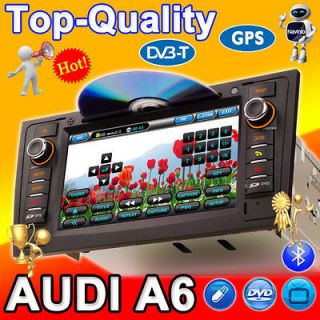 AUDI A6 S6 Car GPS DVB T TV Navi DVD Player Radio Auto 3G WiFi RDS