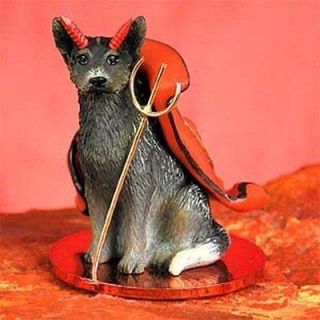 AUSTRALIAN CATTLE DOG Blue Heeler Devil Dog Tiny One Figurine Statue