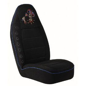Auto Expressions Black Universal Evil Jester Bucket Seat Cover