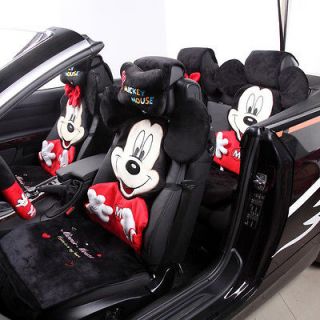 Winter Cushion Cartoon Car Seat Mickey Mouse Cover Seat Saddle Covers