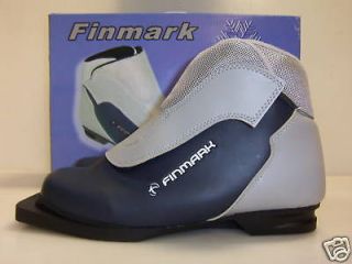 Finmark 3 pin 75mm cross country ski boots US 10 EUR 43 NIB EU size
