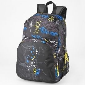 Eastsport Fuel Graffiti Sketch Core Backpack Sport School Travel Black