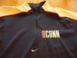 University of Connecticut basketball 1/4 zip jersey size adult Large