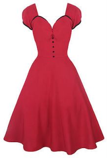 NEW CLASSY VINTAGE 1950s ROCKABILLY STYLE RASPBERRY PINK SWING PARTY