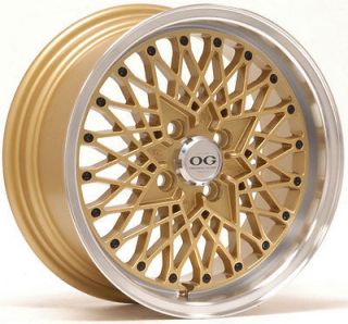 15x7 Axis Og San Gold Wheel/Rim(s) 4x100 4 100 15 7